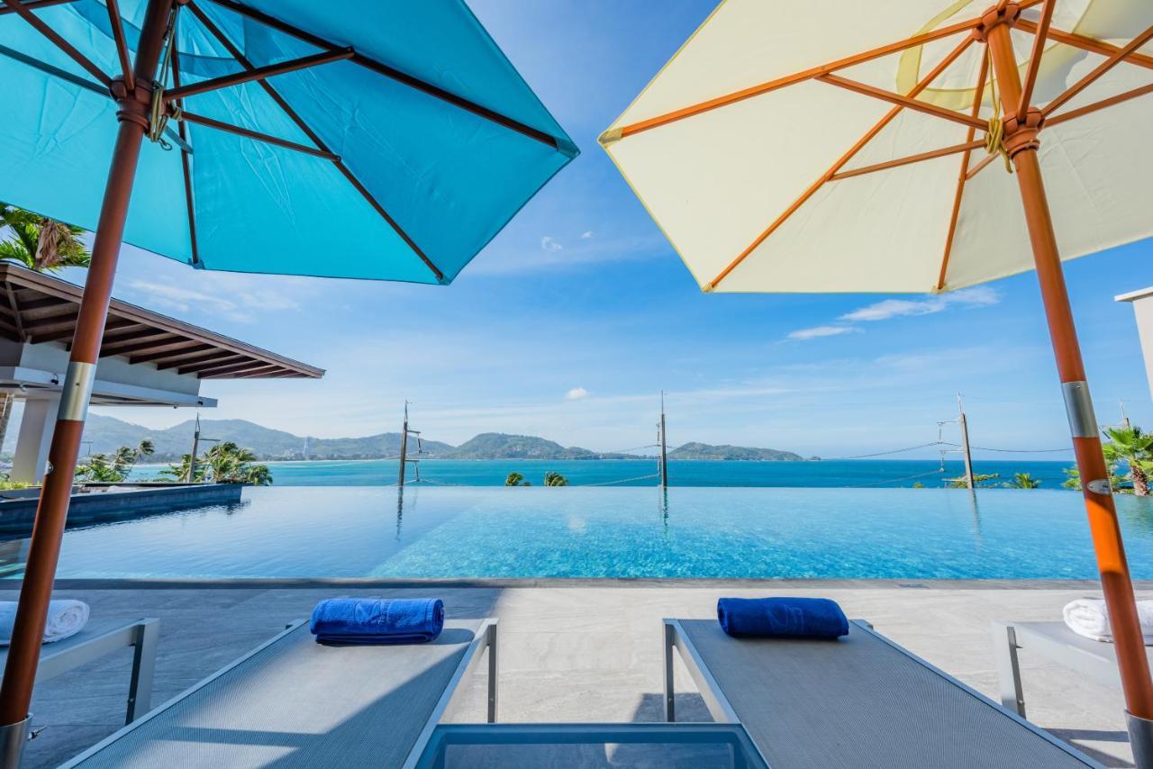 Oceanfront Beach Resort - Sha Extra Plus Patong Eksteriør billede View from the pool at the resort